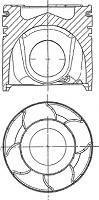 Поршень двигуна NURAL 87-136500-65