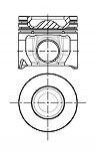 Поршень NURAL 87-148100-40