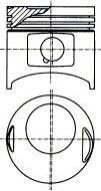 Поршень NURAL 87-179507-00