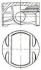Купить Поршень Mercedes W212, W211, S211, CLK-Class, W203, S203, W204, S204, W251, CLS-Class, W221 NURAL 87-440900-00 (фото1) подбор по VIN коду, цена 5193 грн.