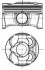 Купити Поршень в комплекті на 1 циліндр, STD Mini Cooper, Countryman, Clubman, BMW F20, Peugeot 207, 308, Citroen C3, C4, Peugeot 3008, 5008, BMW F30 NURAL 87-444800-00 (фото1) підбір по VIN коду, ціна 2618 грн.