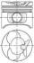 Купить Поршень Mercedes T1/T2, G-Class, W901, W902, Vito, SsangYong Korando, Mercedes W903, W904 NURAL 8774312010 (фото1) подбор по VIN коду, цена 1855 грн.