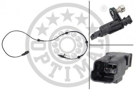 Купити Датчик числа обертів Peugeot 407, Citroen C6 Optimal 06-S127 (фото1) підбір по VIN коду, ціна 736 грн.