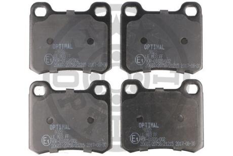 Гальмівні колодки дискові Optimal bp-09322