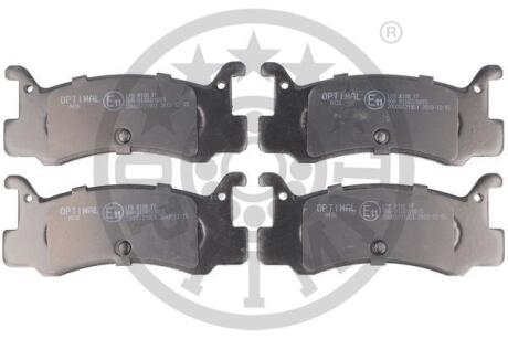 Гальмівні колодки дискові Optimal bp-09438