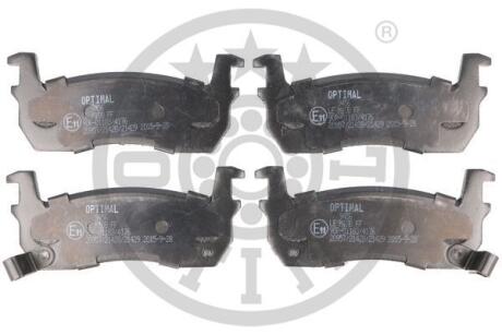 Гальмівні колодки дискові Nissan Micra Optimal bp-09456