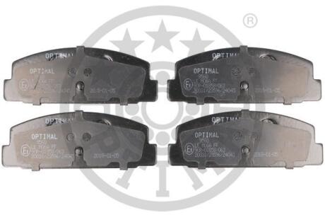 Гальмівні колодки дискові Optimal bp-09560