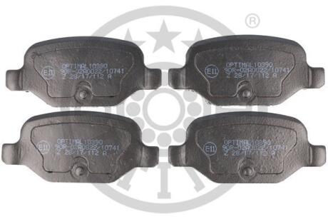 Гальмівні колодки дискові Optimal bp-10390