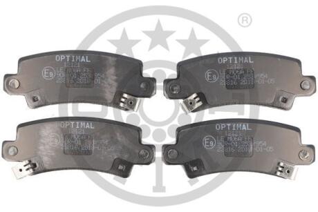 Гальмівні колодки дискові Optimal bp-12121