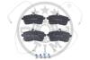 Купити Гальмівні колодки дискові Optimal bp-12223 (фото1) підбір по VIN коду, ціна 1517 грн.