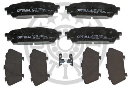 Гальмівні колодки дискові Optimal bp-12406