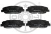Купити Гальмівні колодки дискові Optimal bp-12425 (фото1) підбір по VIN коду, ціна 1435 грн.