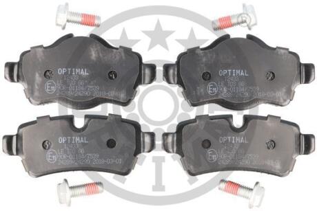 Гальмівні колодки дискові Optimal bp-12433