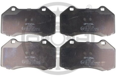 Гальмівні колодки дискові Optimal bp-12474