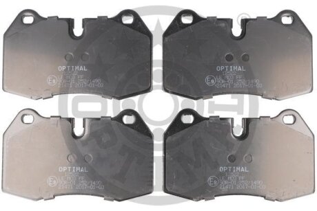 Гальмівні колодки дискові Optimal bp-12522