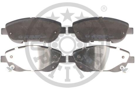 Гальмівні колодки дискові Optimal bp-12551
