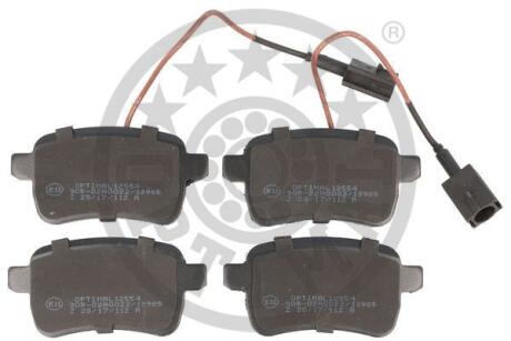 Гальмівні колодки дискові Optimal bp-12554