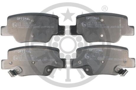 Гальмівні колодки дискові Optimal bp-12565