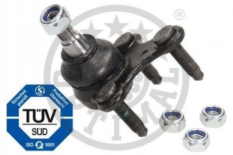 Купити Кульова опора Seat Leon, Volkswagen Touran, Caddy, Golf, Skoda Octavia, Superb, Volkswagen Jetta, Audi A3, Skoda Yeti, Volkswagen Tiguan, EOS Optimal g3-955 (фото1) підбір по VIN коду, ціна 786 грн.