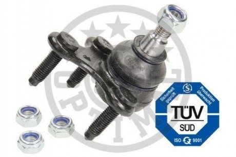 Купить Шаровая опора Seat Leon, Volkswagen Touran, Caddy, Golf, Skoda Octavia, Superb, Volkswagen Jetta, Audi A3, Skoda Yeti, Volkswagen Tiguan, EOS Optimal g3-956 (фото1) подбор по VIN коду, цена 786 грн.