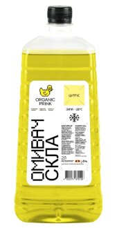 Фото омивач скла зимовий Organic prink ge scr.wash-20 ct 2l Омивач скла зимовий Organic prink ge scr.wash-20 ct 2l