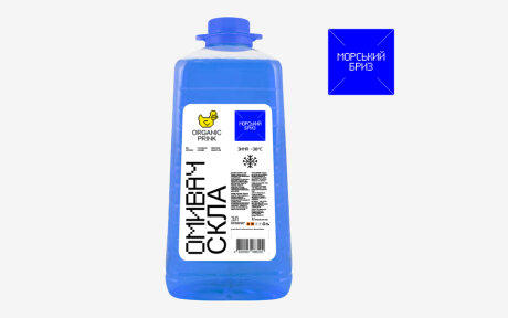Омивач скла зимовий Organic prink ge scr.wash-30 sb 3l
