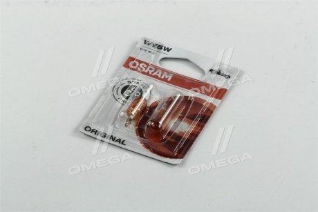 ЛАМПА WY5W 12V 5,20 W W2.1x9.5d Bl2 STANDARD - заміна на 2827NA-2BL OSRAM 2827NA-02B