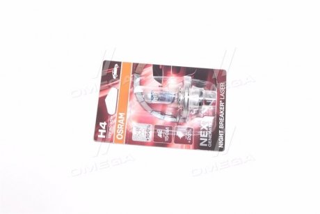 ЛАМПА H4 12V 60/55W P43T FS NIGHT BREAKER LASER NG - заміна на 64193NL-1BL OSRAM 64193NL-01B