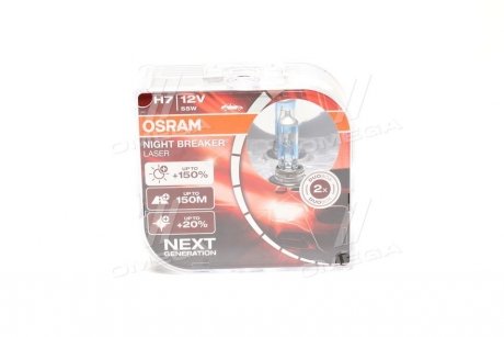 Автомобильная лампа галогенова 55W OSRAM 64210NL-HCB