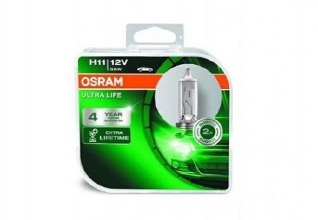 Автолампа 55W 12V PGJ19-2 H11 OSRAM 64211ULT-HCB