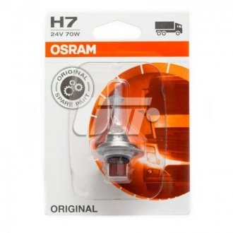 ЛАМПА H7 24V 70W PX26d BLI STANDARD - знято з виробництва OSRAM 64215-01B