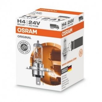 Автолампа (75/70W 24V P43T 10X) OSRAM 94196