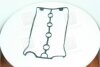 Купить Прокладка кришки клапанної DAEWOO A15DMS/A16DMS PARTS-MALL p1G-C016 (фото2) подбор по VIN коду, цена 146 грн.