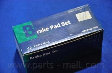 Колодка гальм. диск. HYUNDAI AVANTE XD PARTS-MALL pka-021
