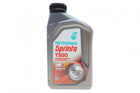 Олива SPRINTA T500 (1L) (ISO EGC/TISI/JASO FC) (API TC) Petronas 73049E15EU