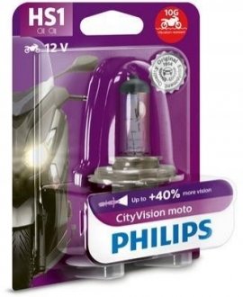 Автомобильная лампа галогенова 35/35W PHILIPS 12636CTVBW