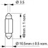 Купити Автолампа 24V 5W SV8,5 T10,5x42 PHILIPS 13864CP (фото3) підбір по VIN коду, ціна 41 грн.