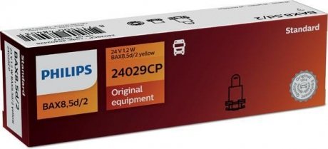 Автомобильная лампа 1.2W PHILIPS 24029CP