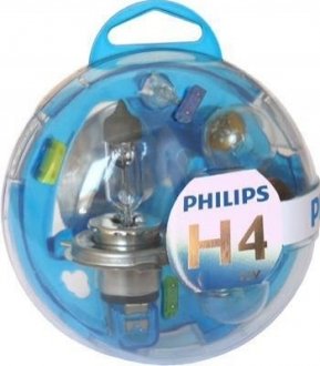 Купити Комплект автоламп галогенових PHILIPS 55718EBKM (фото1) підбір по VIN коду, ціна 406 грн.