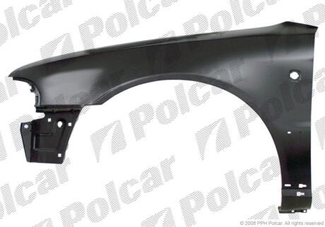 Крило переднє AUDI A4 97- Polcar 1324011