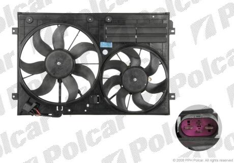 Вентилятори з корпусом / кронштейном AUDI/VW/SEAT/SKODA Polcar 133123W2