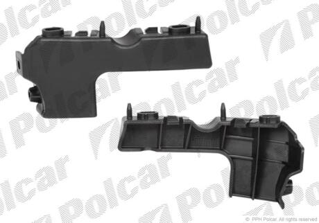 Кронштейн бампера A4, SDN/AVANT 04-08 Polcar 1335076