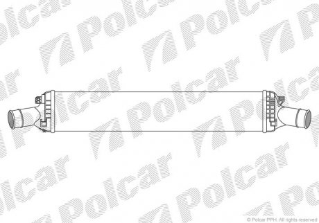 Интеркуллер AUDI A4 2.7 TDI 08-16 Polcar 1337J8-2