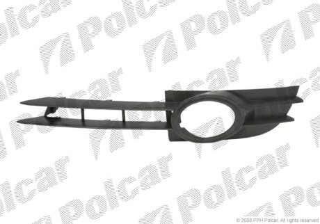 Решітка в бампері лівий | A6 SDN/KOMBI 05- Polcar 1338271