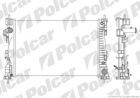 Радіатори охолодження GIULIETTA (940), 10- Polcar 142108A3