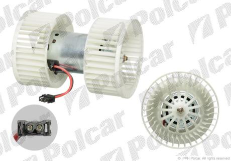 Вентилятор кабіни BMW 3 / X3 BMW E46, X3, Volvo V70 Polcar 2008NU2
