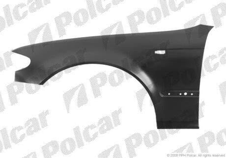 Крило переднє BMW3 E46 SDN/KB, 02- Polcar 200901