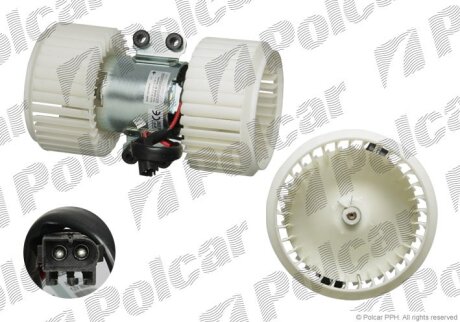 Вентилятор кабіни | BMW 5 (E39) / X5 (00-06) Polcar 2016NU4
