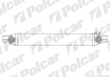 Интерекулер Citroen Nemo 1.3 JTD/1.4 HDI 04.08- Peugeot Bipper, Citroen Nemo Polcar 2391J8-1