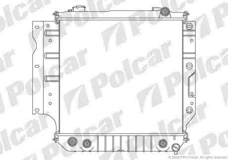 Радіатори охолодження | WRANGLER Polcar 2407081